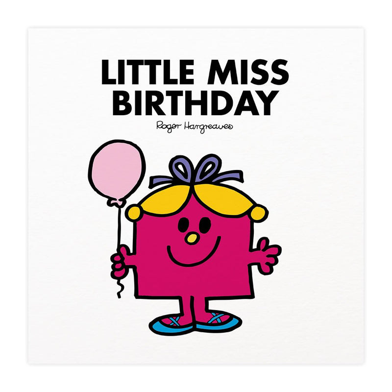 Little Miss Birthday Mounted Art Print
