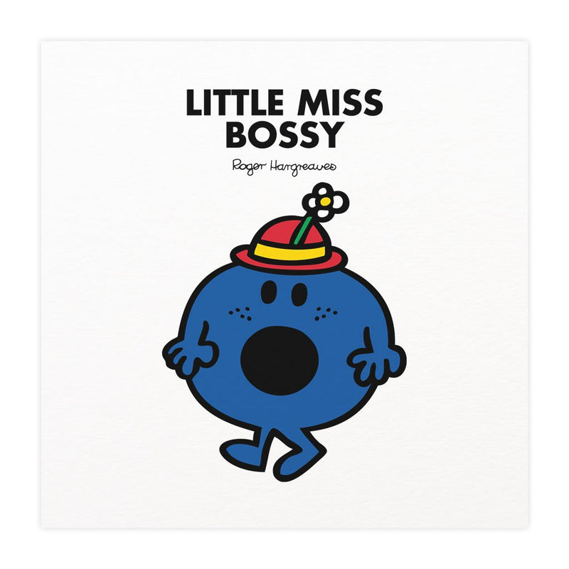 Little Miss Bossy Mounted Art Print