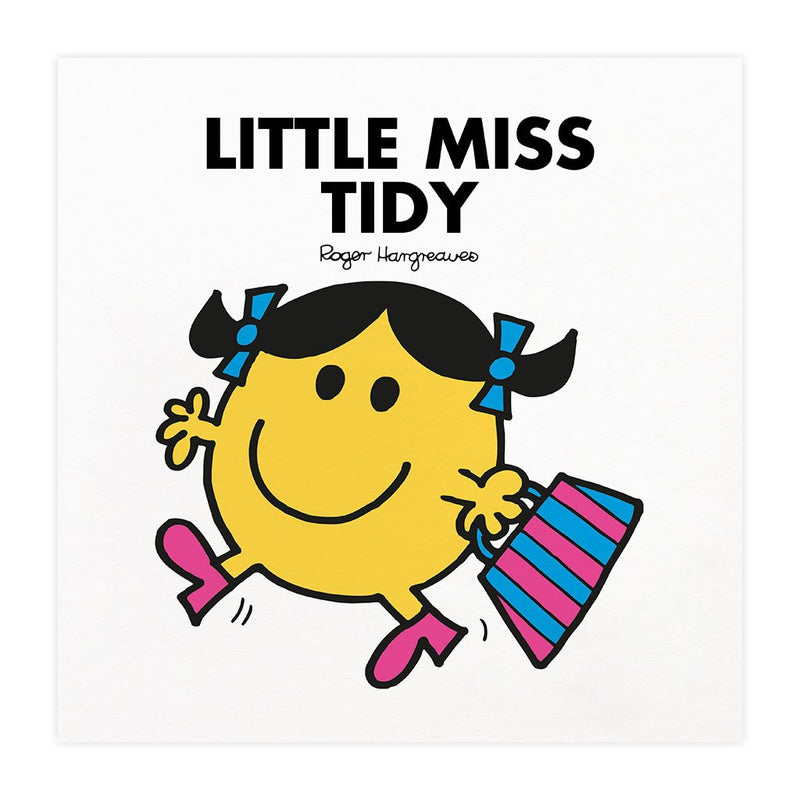 Little Miss Tidy Mounted Art Print