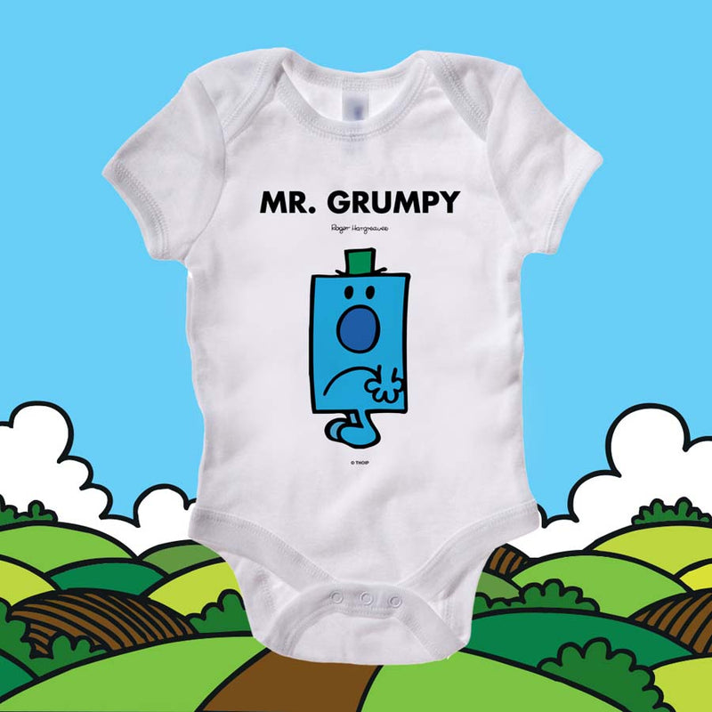 Mr Grumpy Baby Grow