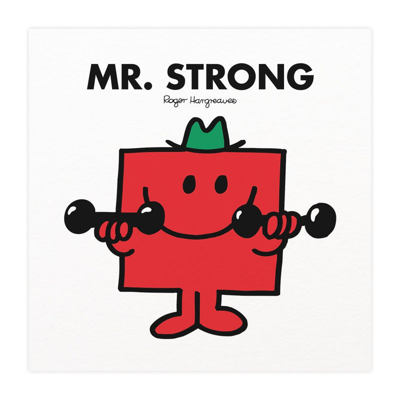Mr. Strong Mounted Art Print